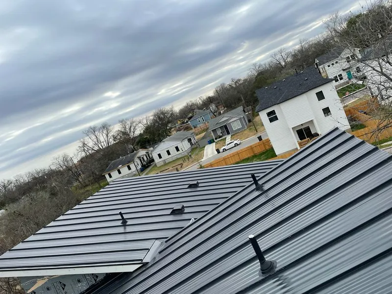 Standing seam metal roof panels with vents for Skylight Repair in Atmore
